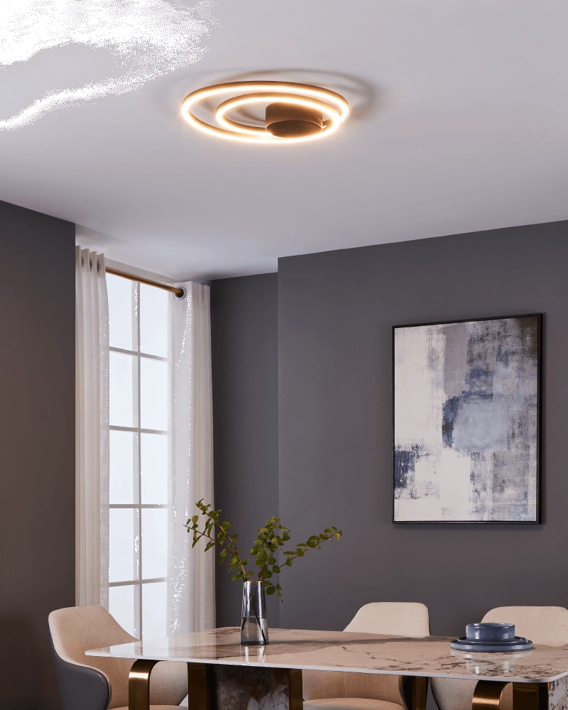 Plafonnier LED design Ruotale Ø45cm Eglo 9008606244096