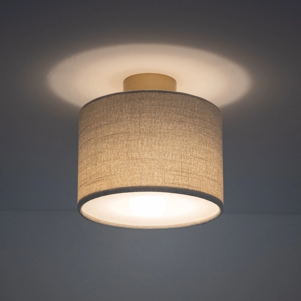 Lampe de plafond Santana crème Ø 23cm Lyora 5903139116503