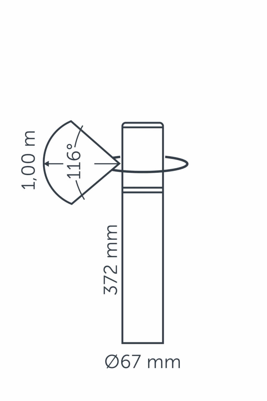 Lampe de jardin Liv Low White LED 12 volts In-lite 8717051005183