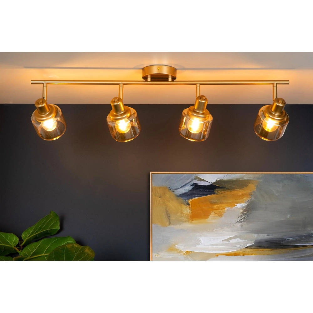 Lampe de plafond Bjorn Or 4 lumières Lucide 5411212771247