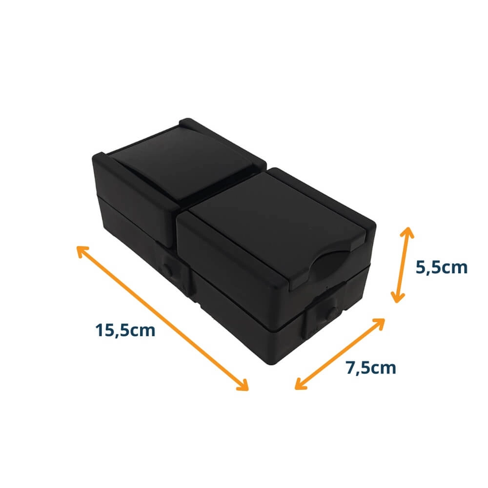 Prise et interrupteur ProAQA noir Lyora 4008224658942