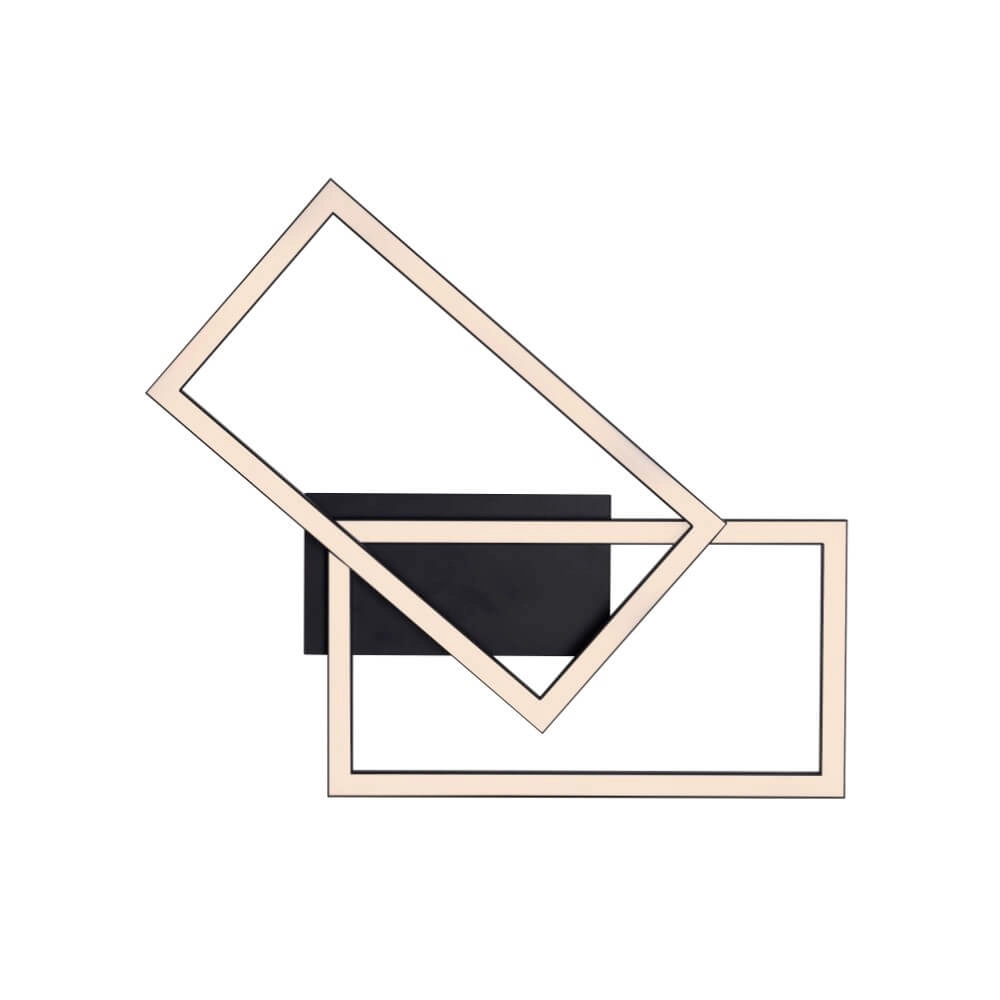 Plafonnier noir Iven avec LED Paul Neuhaus 4043689981983