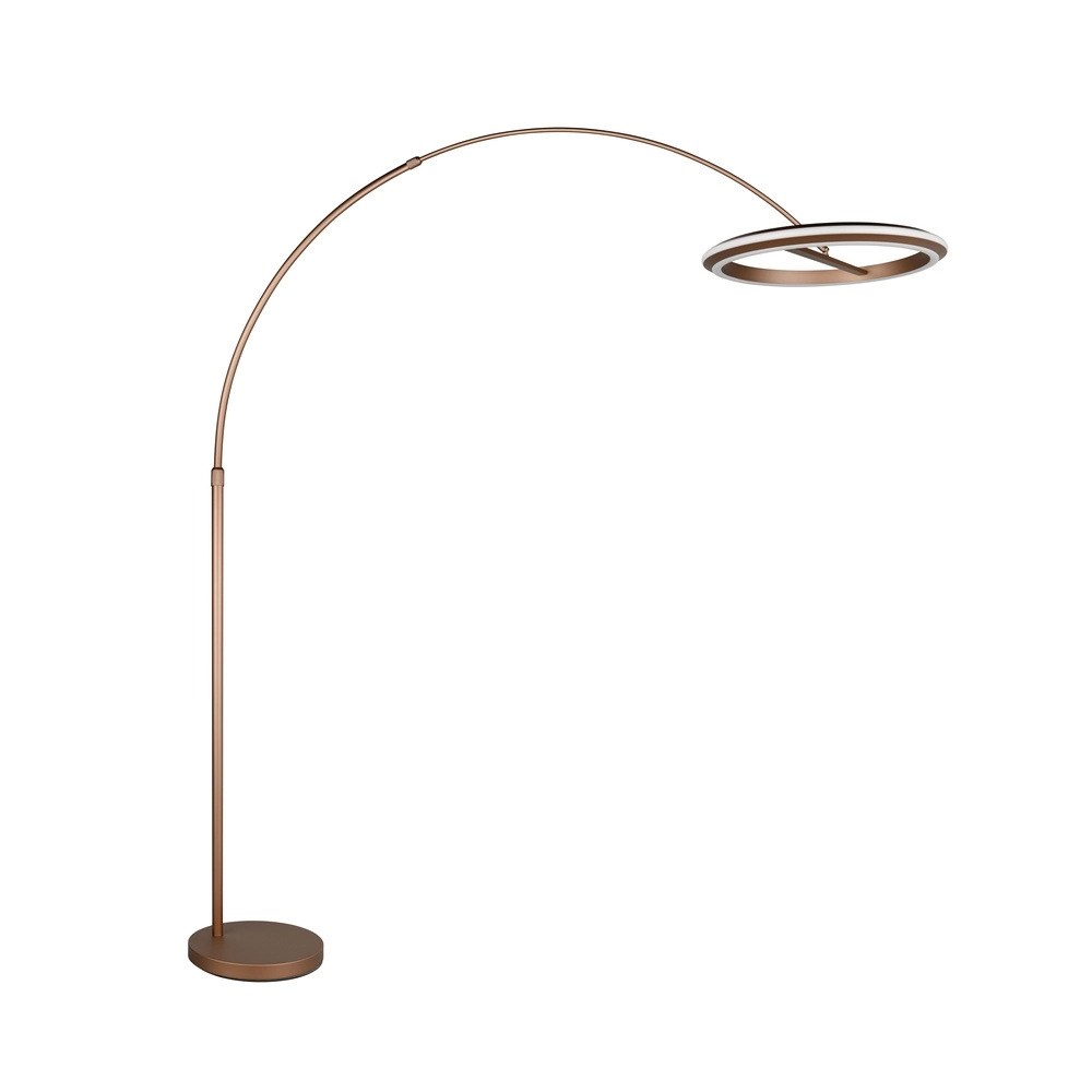 Lampe de pied Amador marron moka Trio 4017807688177