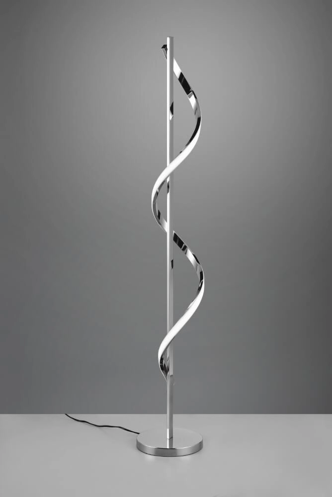 Lampadaire sur pied Isabel 120cm de haut chromé Trio 4017807561579