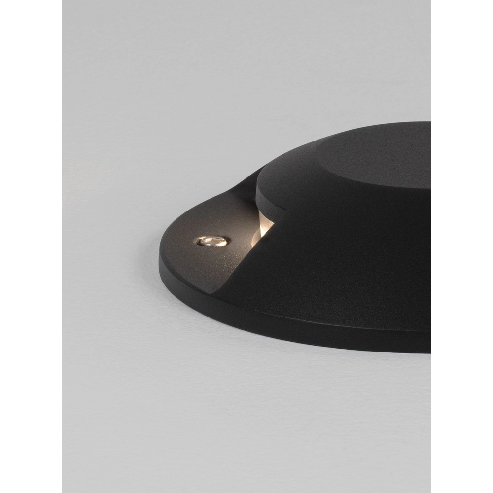 Emplacement plat monté en surface au sol Grado noir - 12W Lyora 5212017497901
