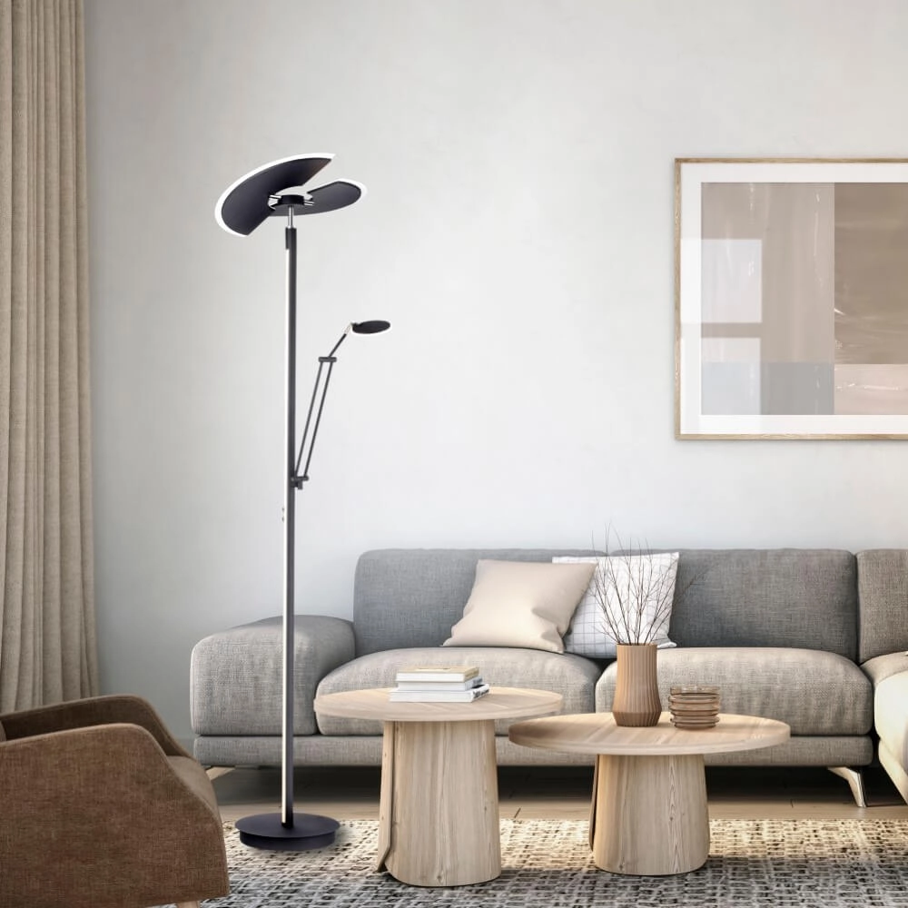 Lampadaire Pure Mutil anthracite Paul Neuhaus 4012248364345