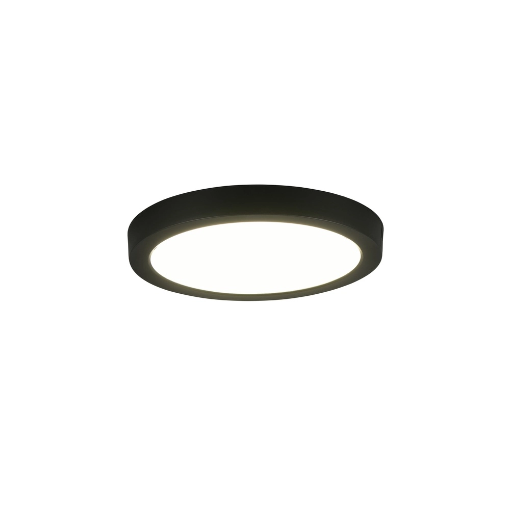 Lampe de plafond Laru Ø 28,9 cm noir Trio 4017807711547
