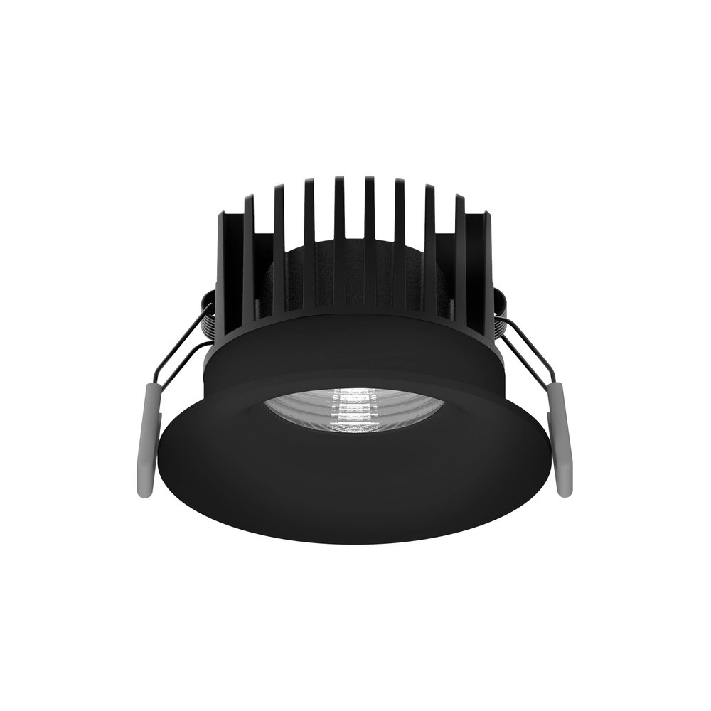 Spot encastré noir Blade Ø 8,5 cm Lyora 5212017418593