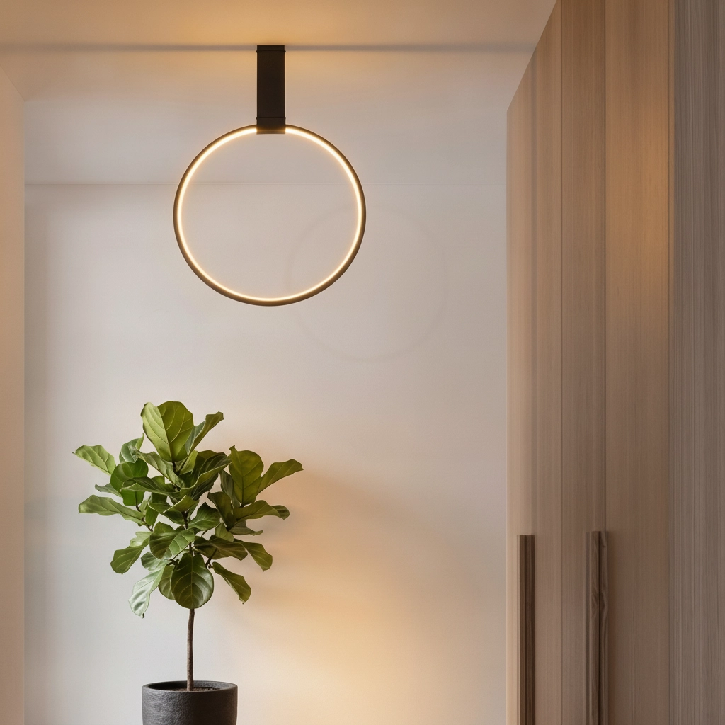 Plafonnier design Garve noir Ø 40cm