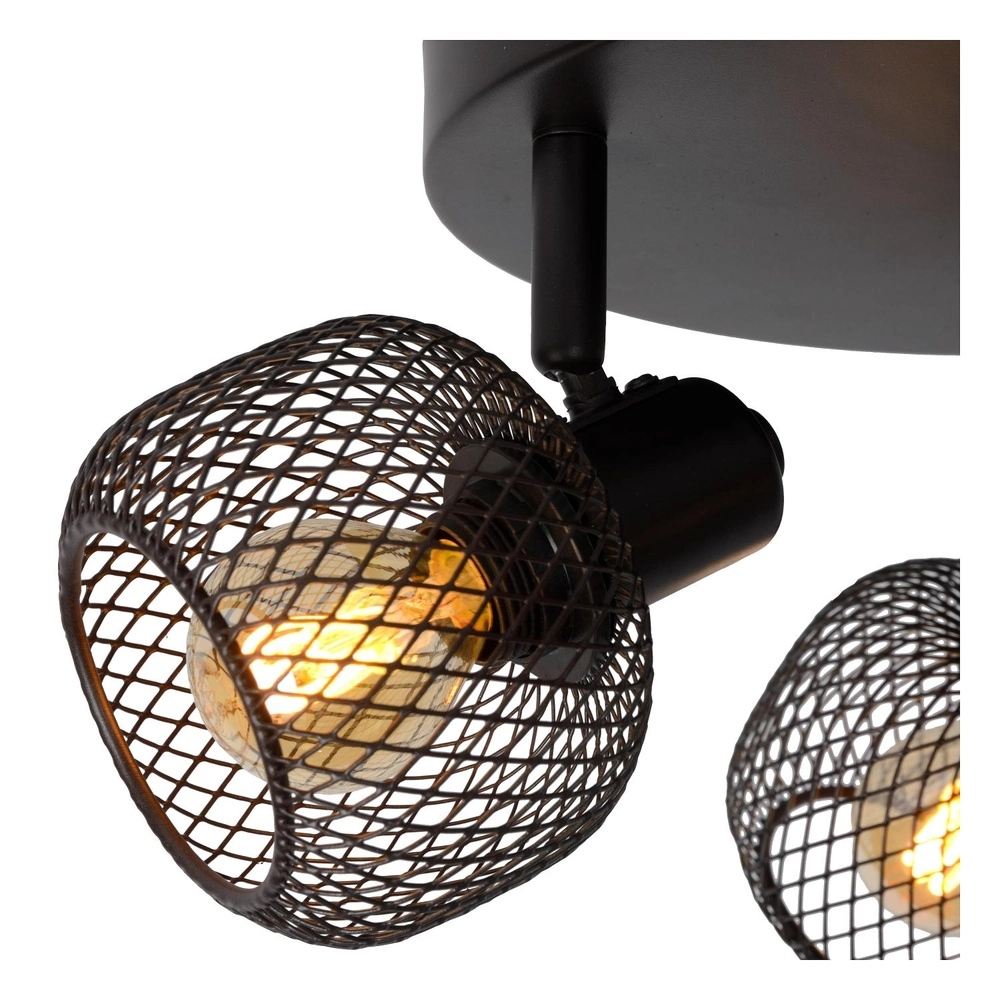Éclairage de plafond Maren Noir à 3 lumières Lucide 5411212771131