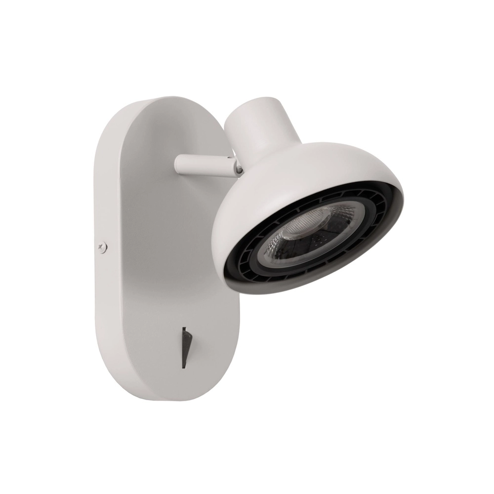 Lampe de chevet Sensas design blanc GU10 ES111