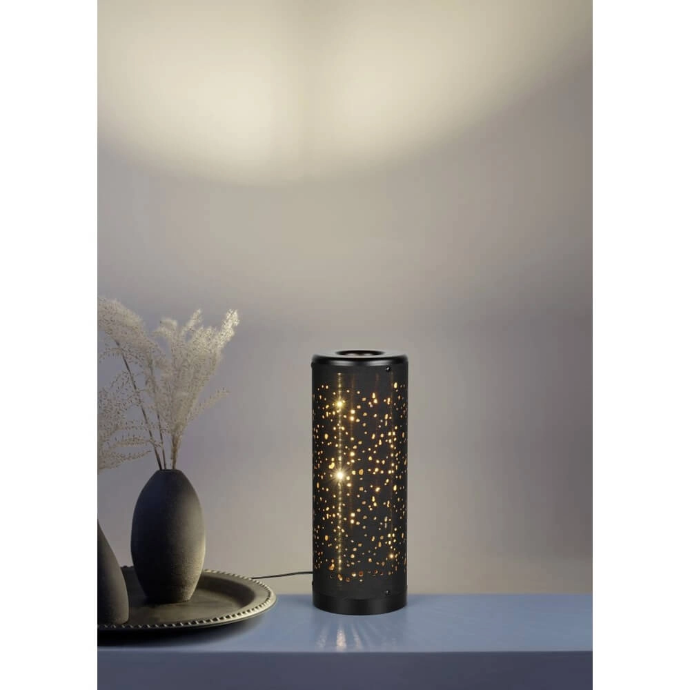 Lampe de table Taco noir Trio 4017807641332