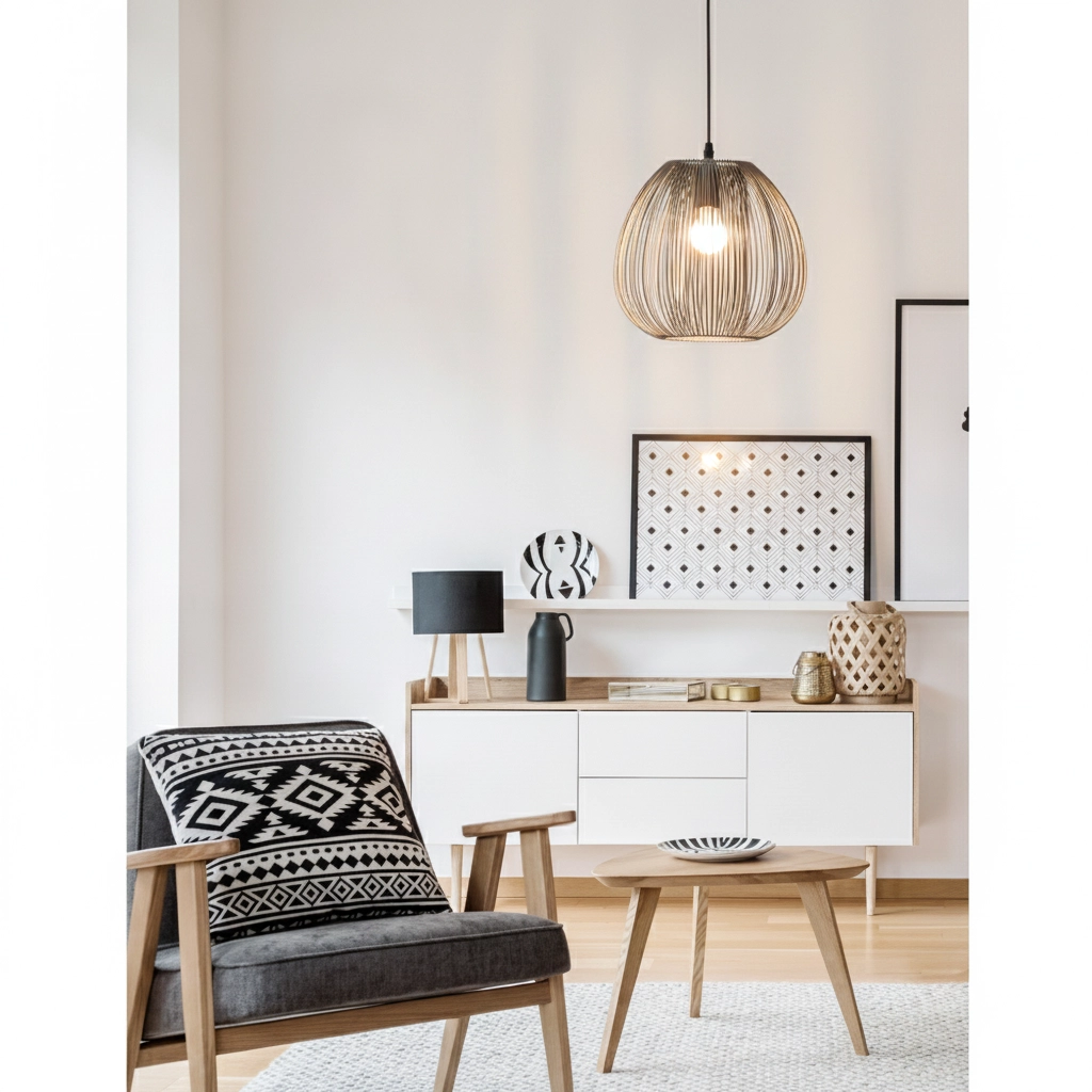 Suspension Desire gris