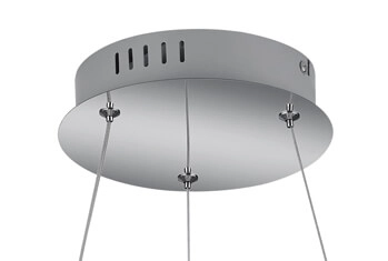 Lampe suspendue LED Bologna chrome Trio 4017807525649