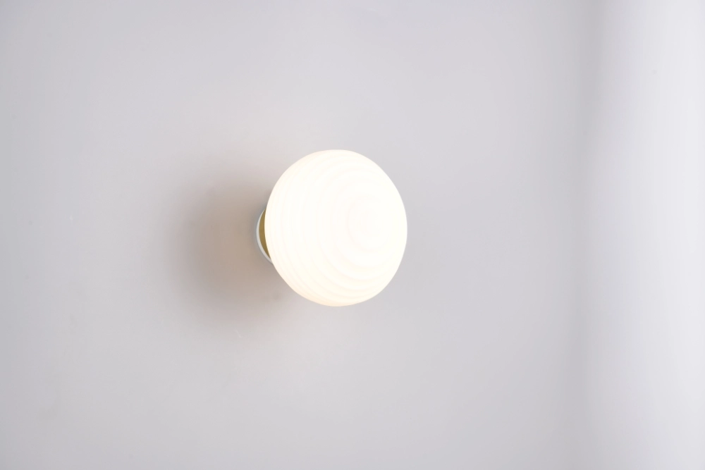 Applique murale Earl Verre blanc rechargeable