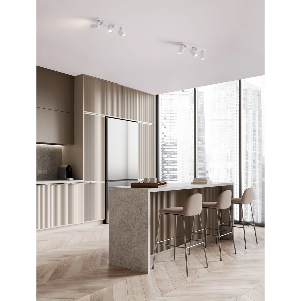 Spot de plafond Esto 3 lumières blanc Lyora 5212017453440