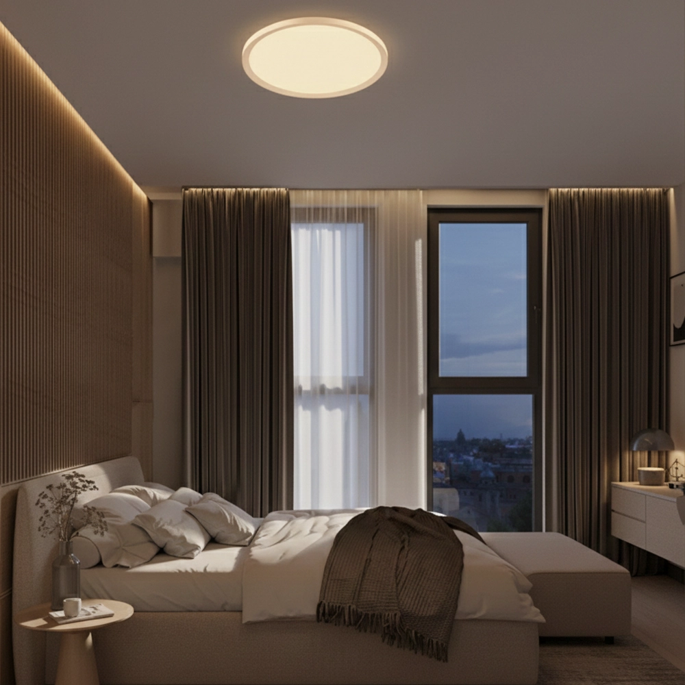 Plafonnier Aoton blanc Ø 40cm