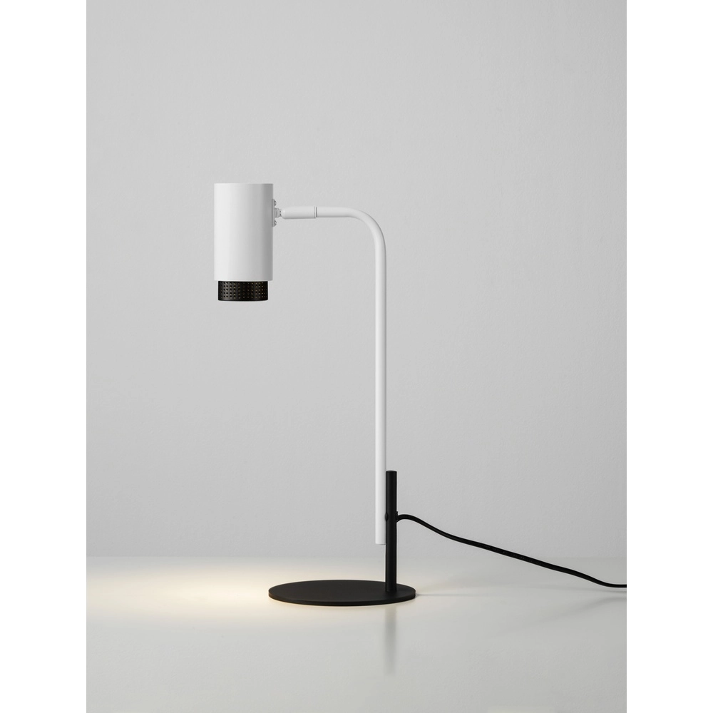 Lampe de bureau Nessi blanc avec noir Lampe de bureau Nessi blanc avec noir