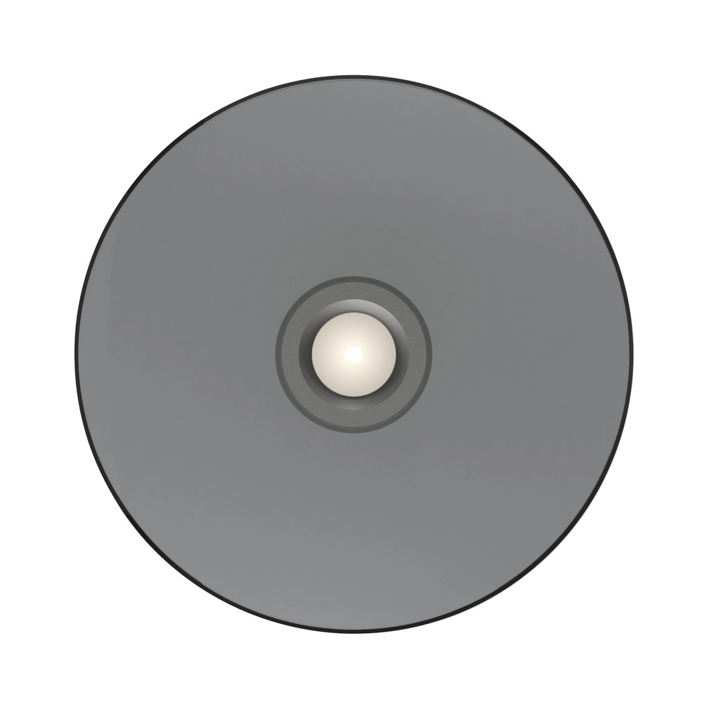 Lampe de plafond Pure Moon Ø 50cm - platine avec verre fumé Paul Neuhaus 4012248386347