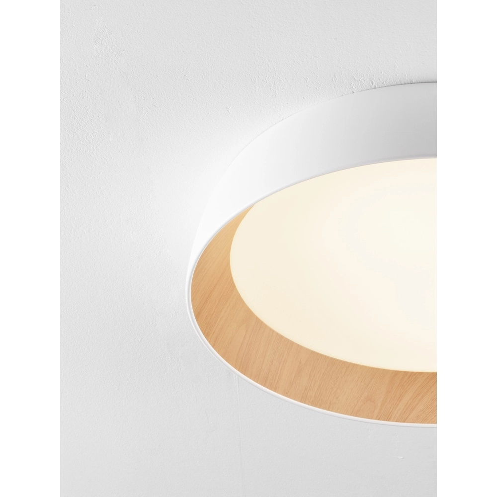 Plafonnier Sigi  Ø 60cm blanc Lyora 5212017448651