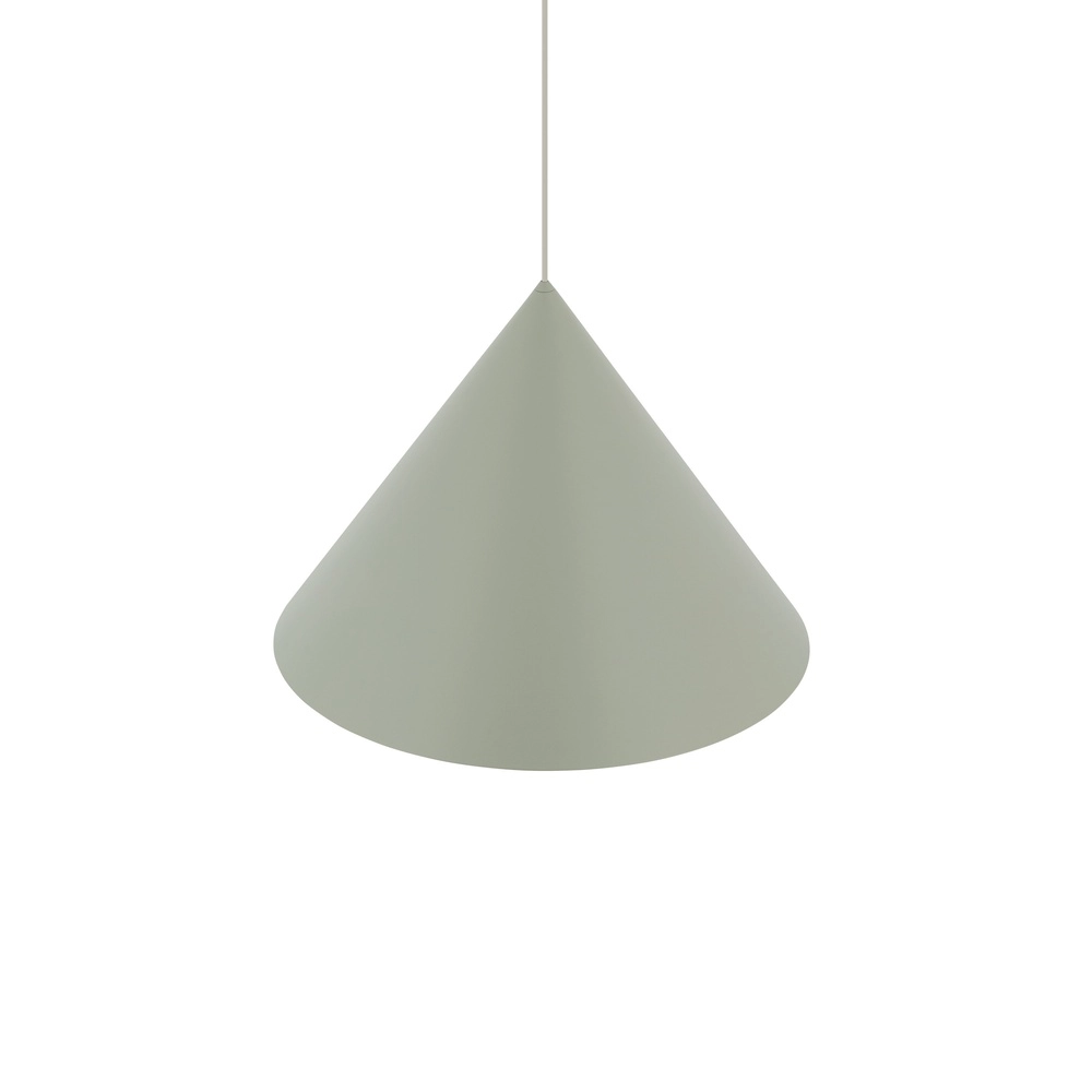 Lampe pendante de conception Zenith vert sauge Ø 50cm Lyora 5903139114820