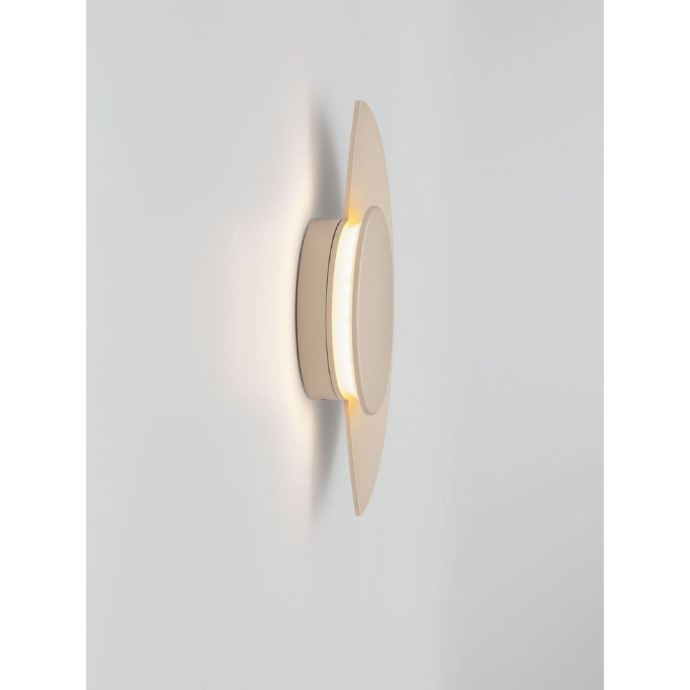 Lampe murale moderne Gloo brun sable - 2700K Lyora 5212017497284