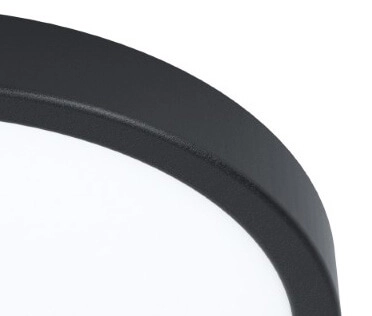 Plafonnier rond Fueva 5 noir Eglo 9002759992248