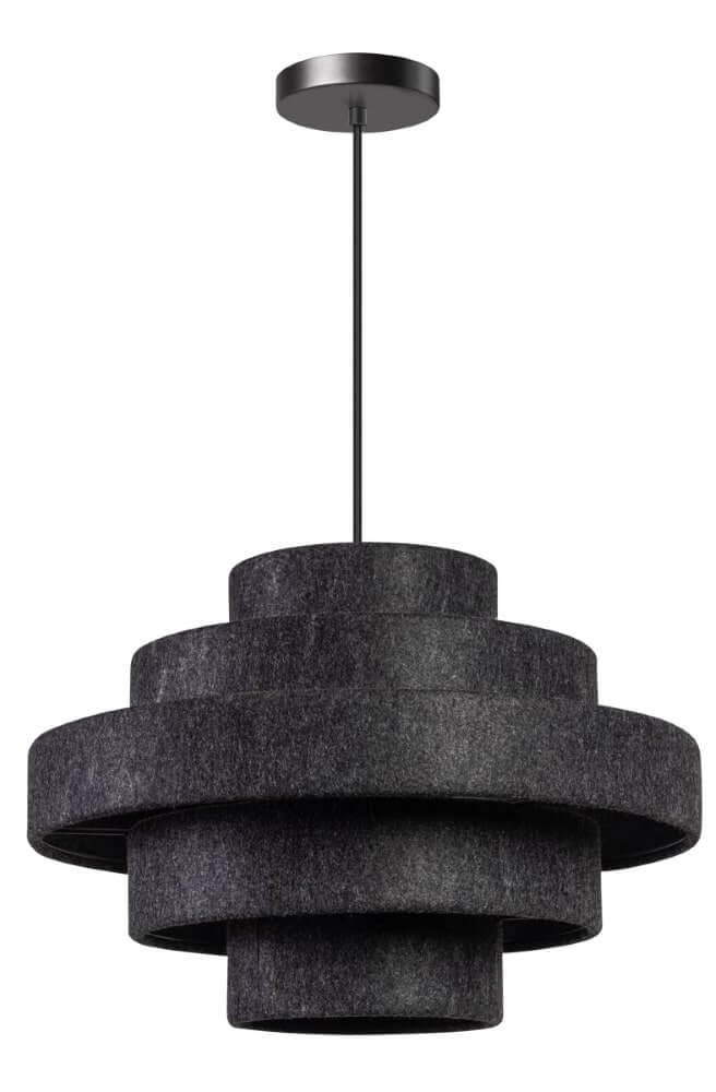 Lampe suspendue moderne Jones anthracite