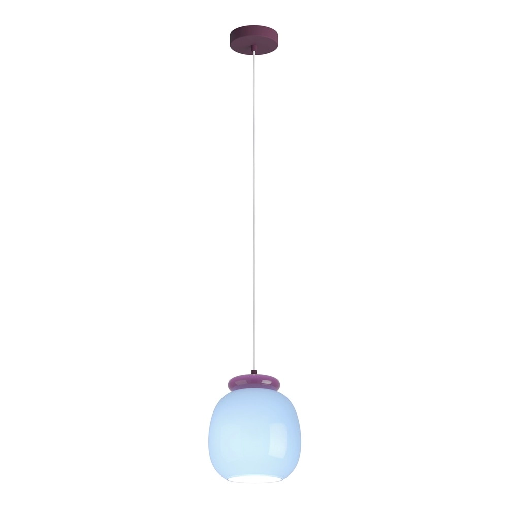 Lampe pendante de conception Berardelli bleu avec violet Ø 23cm Eglo 9008606404940