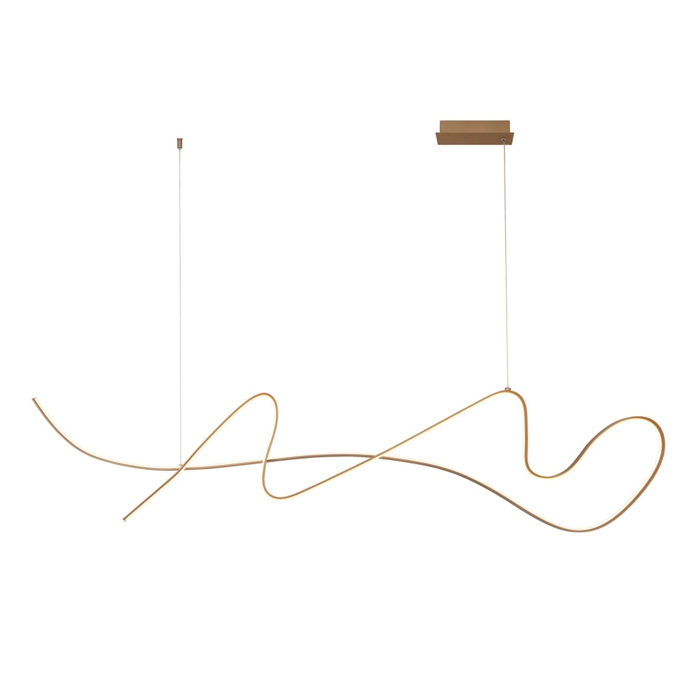 Lampe pendante champagne Lambada Conception
