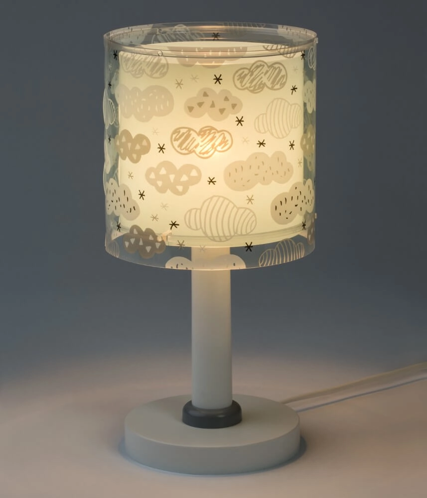 Lampe de table pour chambre d'enfant Clouds turquoise Dalber 8420406414119