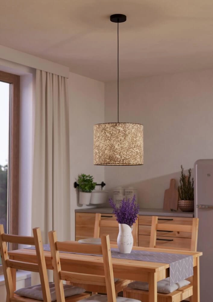 Lampe suspendue naturelle Butterburn Ø 38 cm Eglo 9002759439361