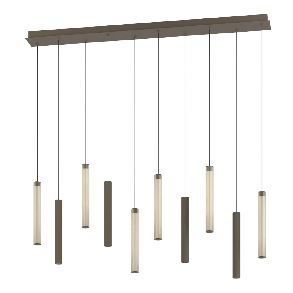Lampe pendante de conception Clares Bronze 10 lumières