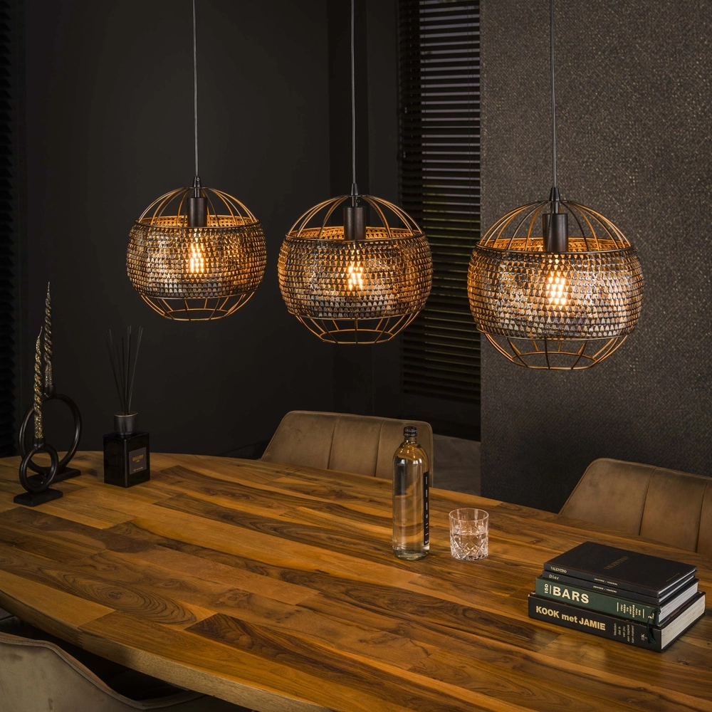 Lampe suspendue à l’échelle Armor 3x Ø 30cm