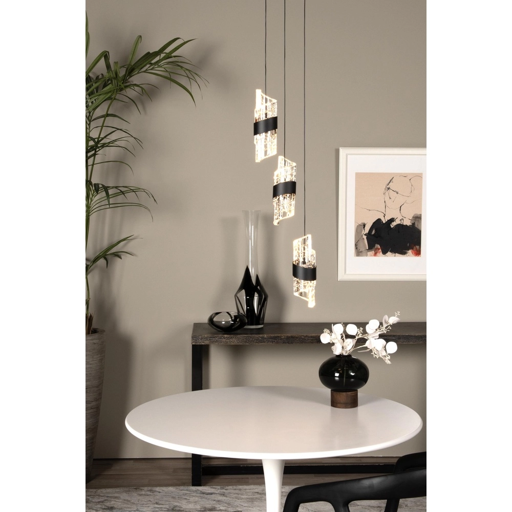 Lampe pendante de conception Kligande Noir à 3 lumières Lucide 5411212134615