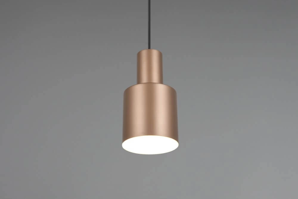 Pendule en cuivre rouge Agudo Ø12cm Trio 4017807613797