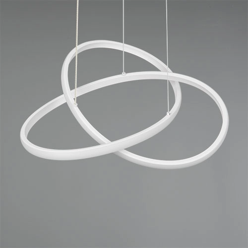 Lampe pendante de conception Mansa Blanc Trio 4017807682151