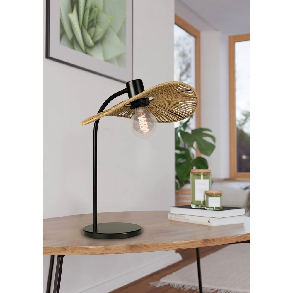 Lampe de table en rotin Siruela Eglo 9002759319656