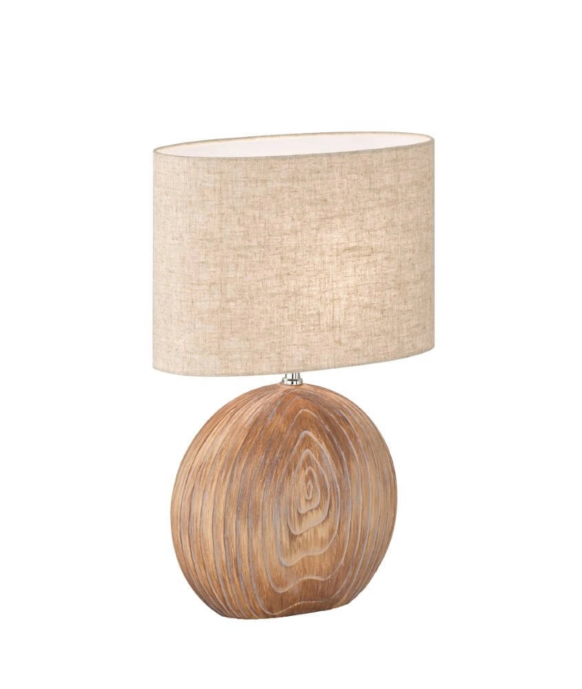 Lampe de table Tobse de céramique et de tissu
