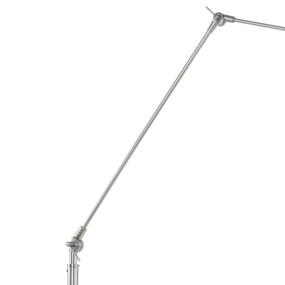 Lampadaire Gramineus 165cm gris avec abat-jour gris lin Steinhauer 8712746093759