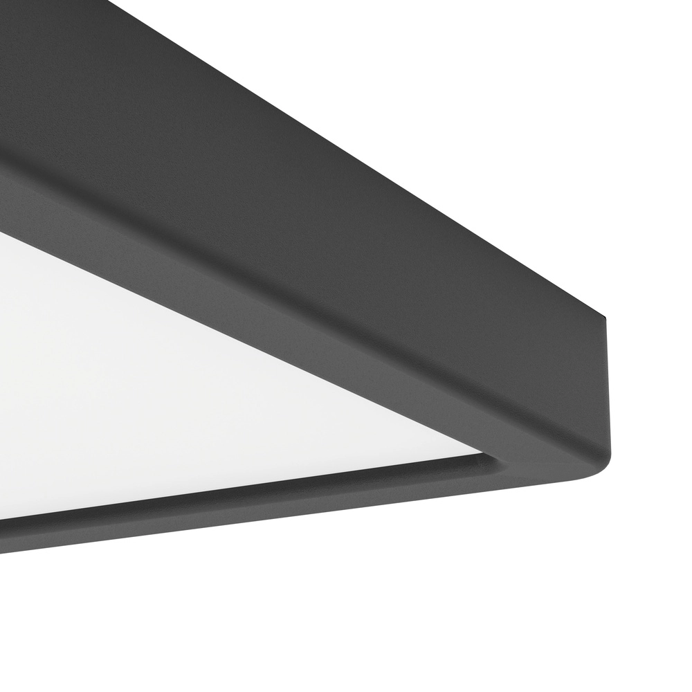 Lumière LED de plafond Fueva 6 Carré - Noir - 22x22cm Eglo 9008606330119