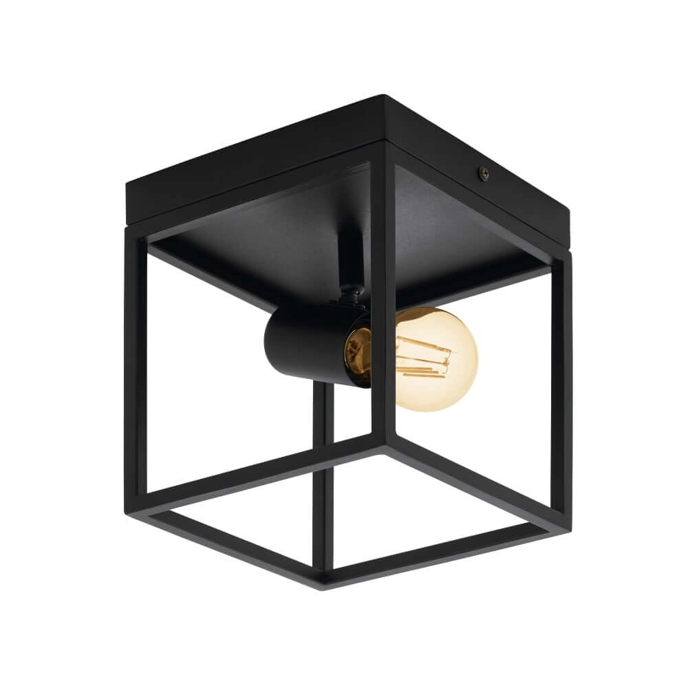 Plafonnier noir Silentina 1 lumière Eglo 9002759983314