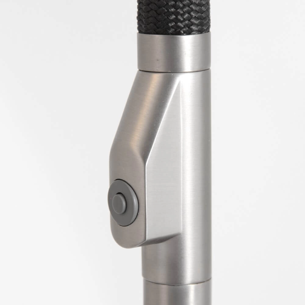 Lampe de lecture au sol LED Turound 10w - 2200-4000K - 125cm verre clair en acier inoxydable Steinhauer 8712746134834