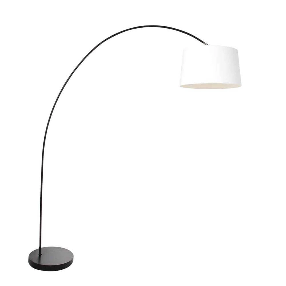 Lampe à arc Solva avec capuchon blanc