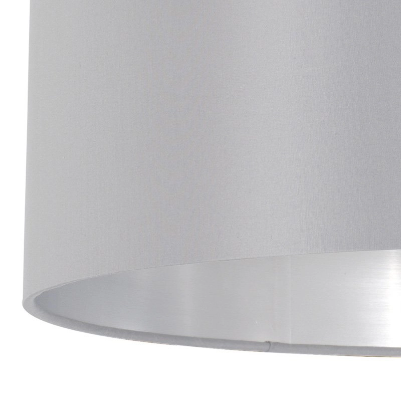 Lampe à suspension Maserlo 53cm gris argenté Eglo 9002759316068