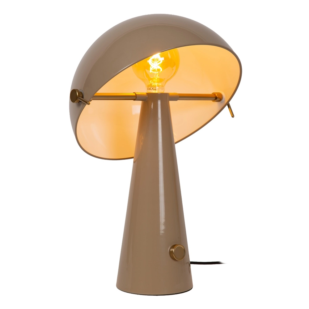 Lampe de table Barone taupe Ø 38cm