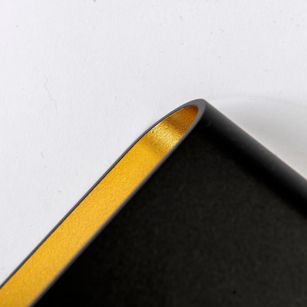 Applique murale Diaz L Noir avec or Artdelight 8720701100299