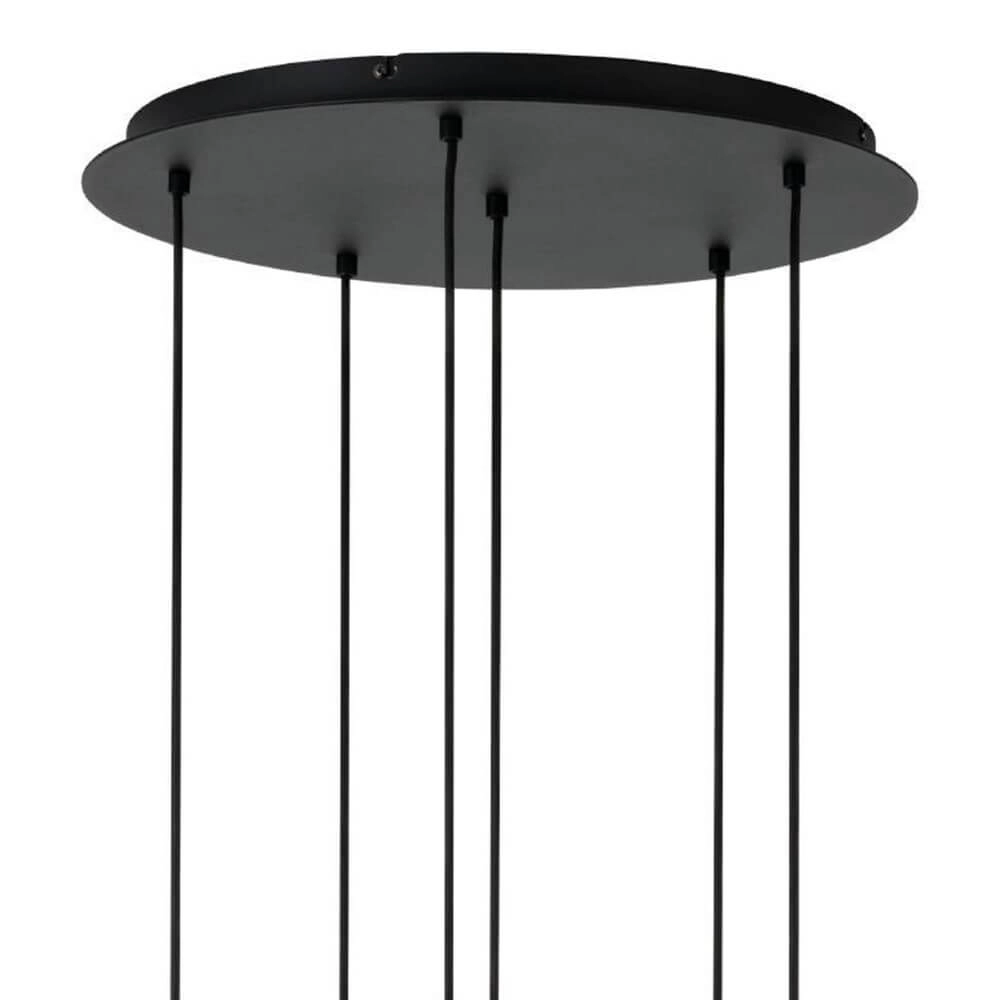 Lampe suspendue 6 lumières Lemorieta noir Stars of Light 9002759396879