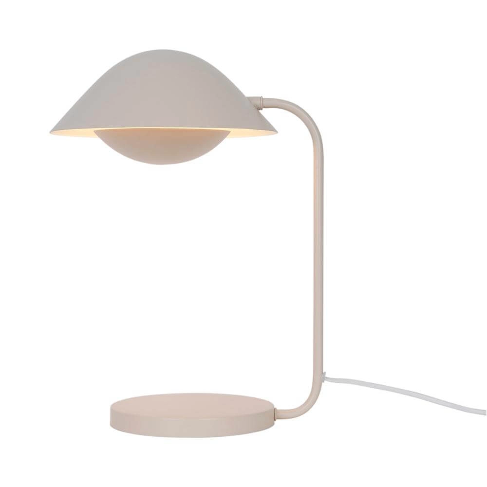 Lampe de table design Freya brun sable