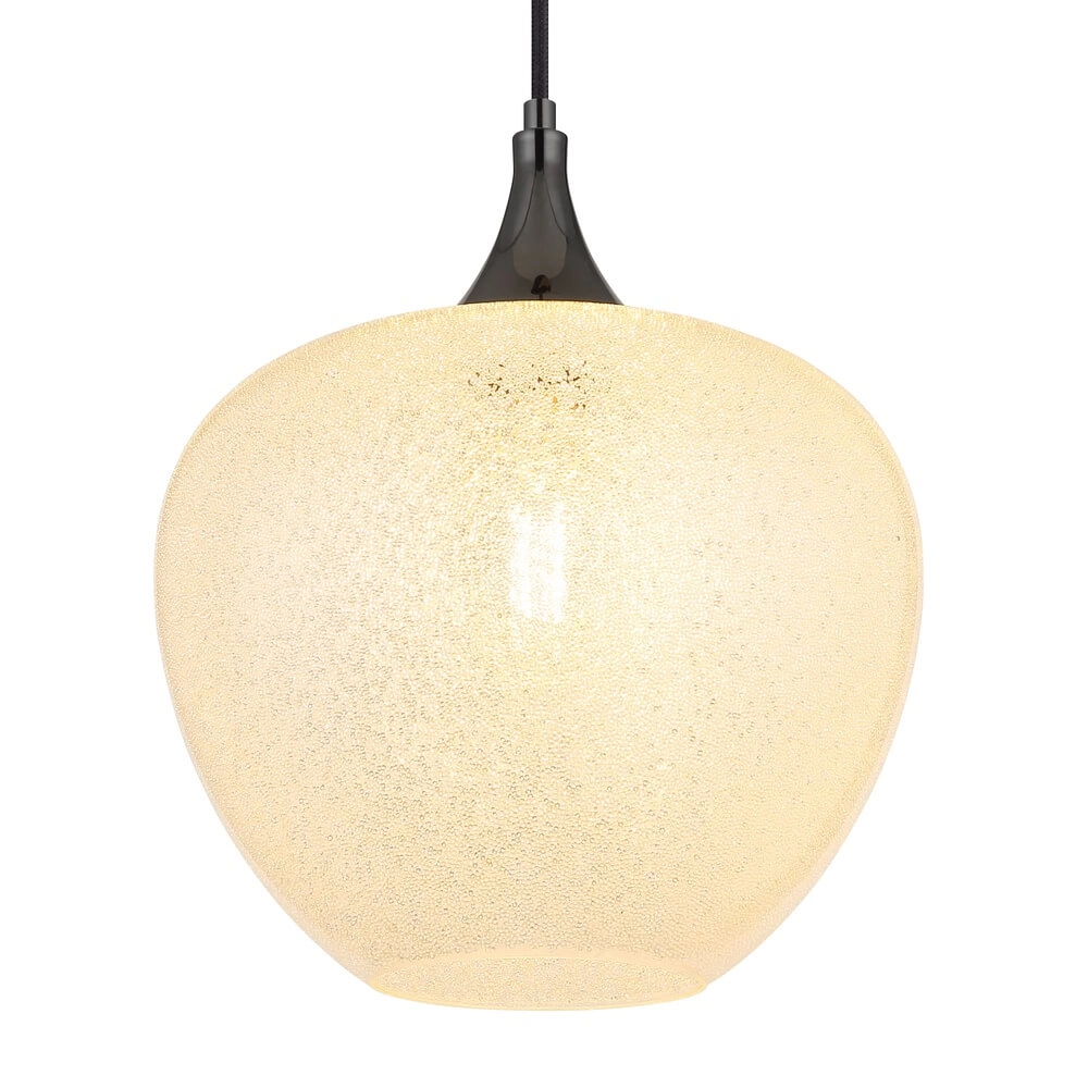 Suspension anthracite Maxy avec verre blanc Ø 29cm Globo 9007371447176